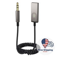 Bluetooth AUX Adapter USB-A 3.5mm AUX Bluetooth Car Adapter - AUX BT Adapter
