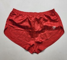 ADIDAS shorts red  vintage run training shiny   PIK Maribor size 42 /104  XL
