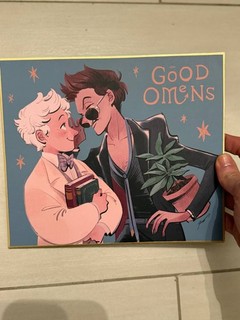 Good Omens Grosso Lotto poster/stampe varia qualità e condizione (vedi foto)