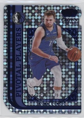 2021-22 Panini Crown Royale Pivotal Players Blue 61/75 Luka Doncic #5 7y2