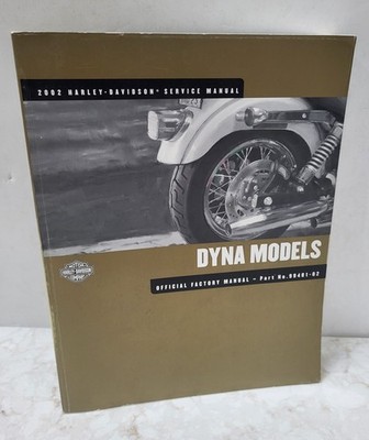2002 Harley Davidson DYNA MODELS Service Repair Shop Manual OEM 99401-02