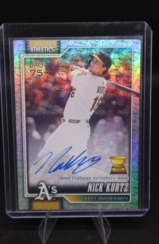 Nick Kurtz [75th Anniversary] #97 2026 Topps Flagship Real One Autograph card