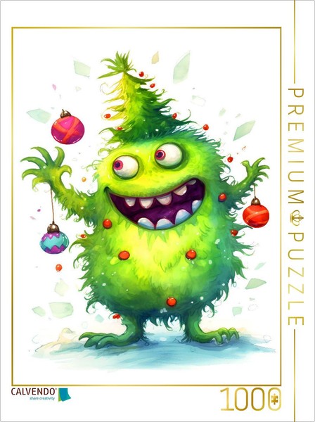 Calvendo Puzzle Weihnachtsbaummonster | 1000 Teile Lege-GrößE 64X48Cm Foto-Puzzl-image