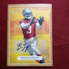 2014 Topps Turkey Red BRUCE ELLINGTON Autograph Rookie Card 63 Arizona Cardinals. rookie card picture