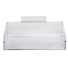 Acrylic Slatwall Tray, 8"W x 4"D x 2"H
