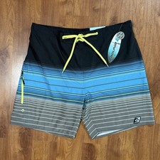 Laguna Men's Above Knee UPF 50 Boardshorts Swim Trunks - Size: XXL Comfort Liner