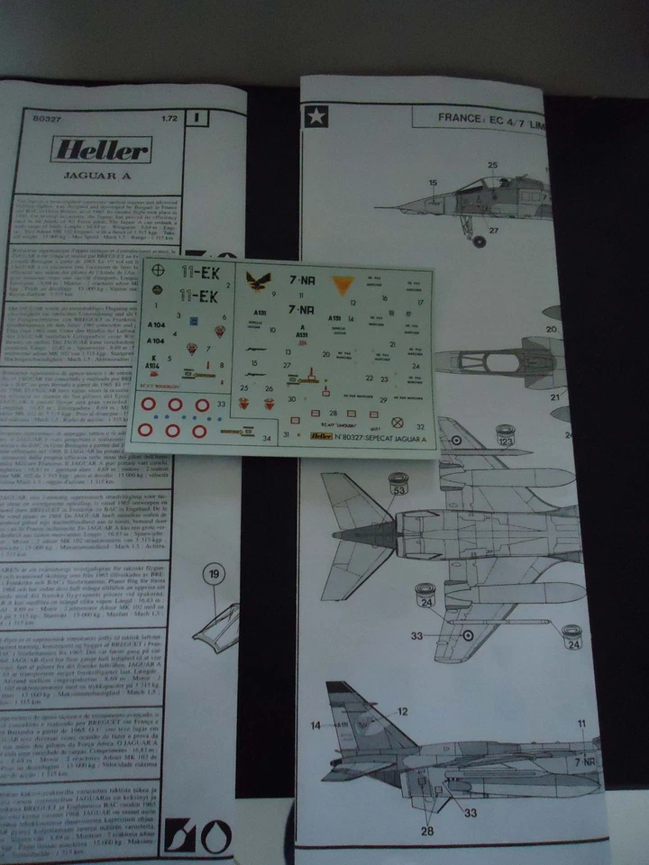 maquette : 1/72 Heller  Jaguar A - Photo 2/3