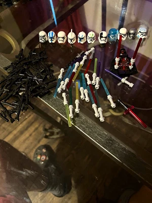 LEGO Star Wars CUSTOM minifig and Helmets, Blasters & Lightsabers - Image 1 of 4