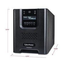 CyberPower PR1000LCD Smart App Sinewave UPS Backup System 1000VA/1000W