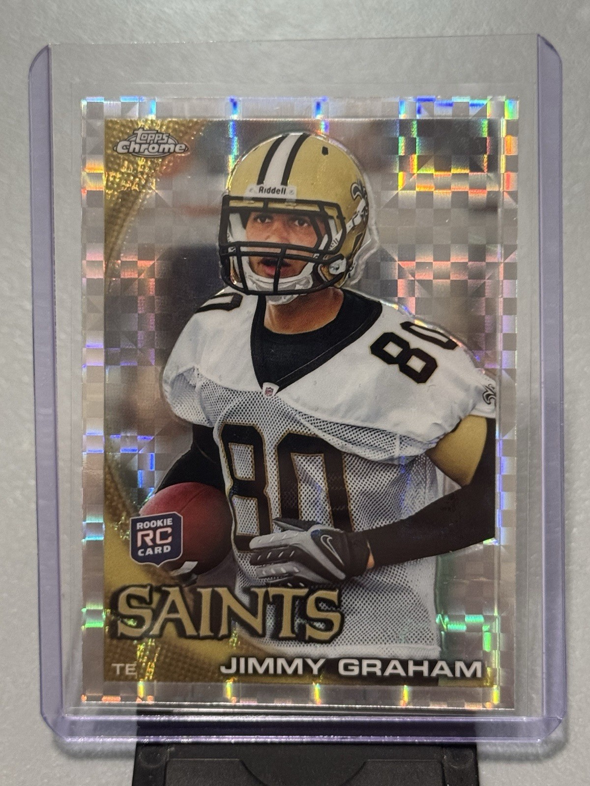 2010 Topps Chrome Jimmy Graham RC Xfractors Rookie #C67 Saints