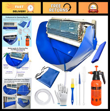 AC Cleaning Kit with Wall Protection Cloth - 13Pcs Mini Split Unit Cleaner