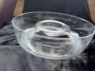Vintage. Princess House Chip And Dip Bowl