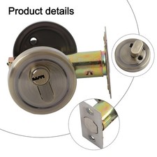 Ergonomic Door Lock with Key Quick Installation for All Types of Doors