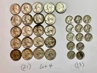 Silver Quarters Qty 21  -  Silver Dimes Qty  13  - Mixed Dates