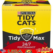 Clumping Cat Litter Odor Control Low Dust 24/7 Ammonia Blocker Fresh Home 38 lb 1.31 per pound