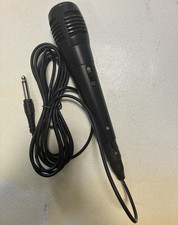 Wired 1/4 in TS Handheld Microphone with On/Off Switch, Black