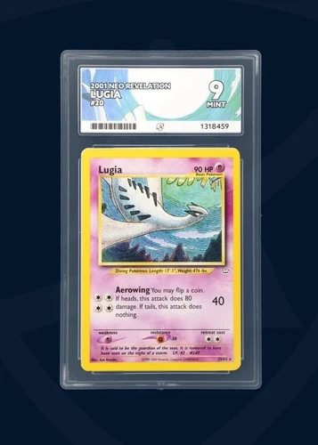 Pokémon Neo Revelation Lugia TCG 20/64 Ace Grading 9