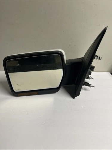 2009-2014 ford f-150 mirror LH OXford white power heated turn signal 9l34-17683
