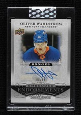 2019-20 Clear Cut Embedded Endorsements Rookies 88/99 Oliver Wahlstrom Auto 1p1a