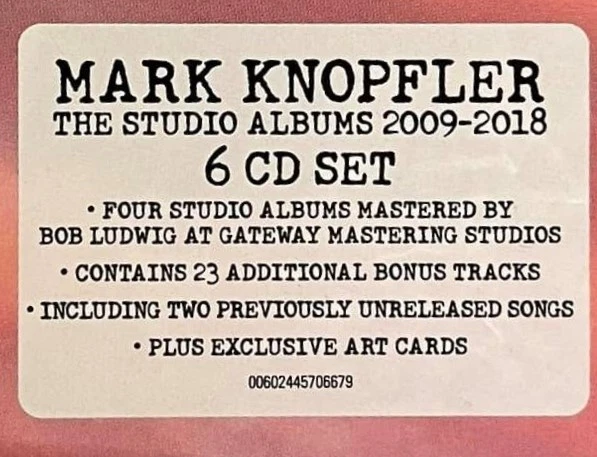 Mark Knopfler - The Studio Albums 2009-2018 - (Box Set, Compilation, Limited Edi - Image 3 of 4
