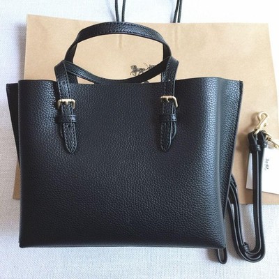 Coach C4084 Mollie Tote 25 Black 2Way Shoulder Handba g Outlet