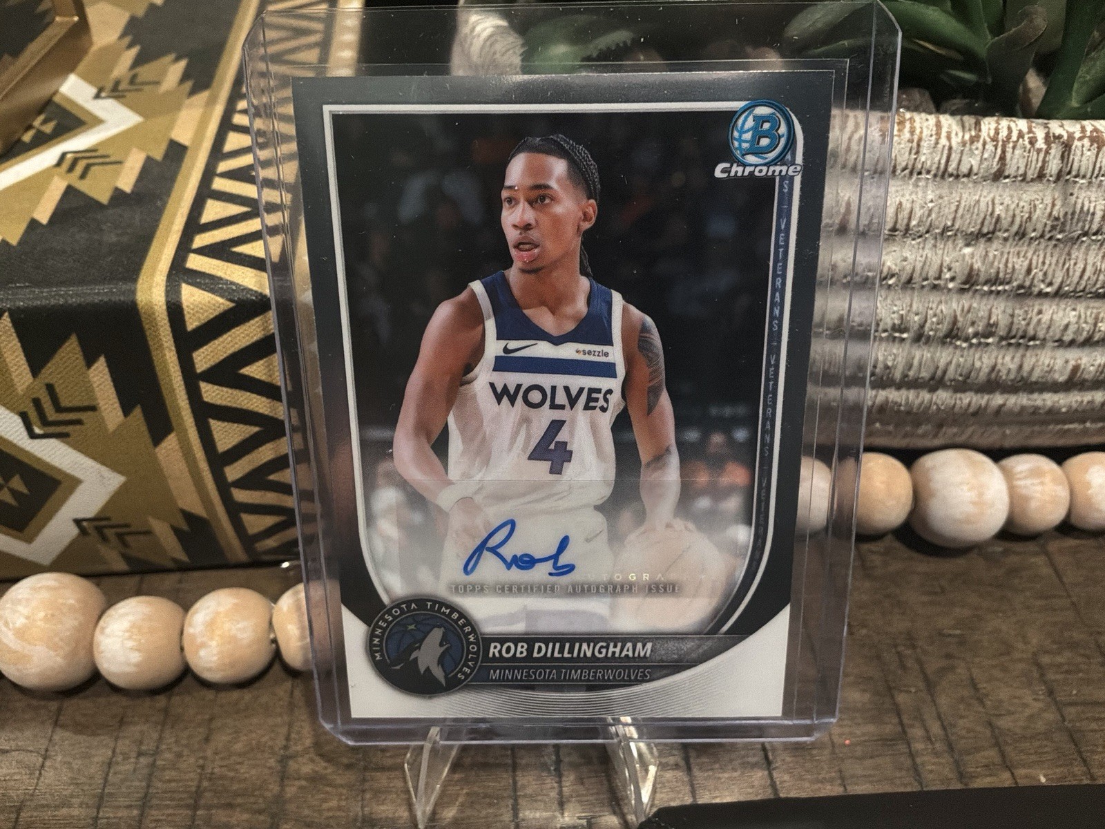 2025-26 Bowman - Chrome Autographs Rob Dillingham #BCA-RD (AU)