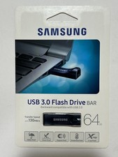 New Samsung 64GB BAR USB 3.0 Flash Drive MUF-64BC/AM