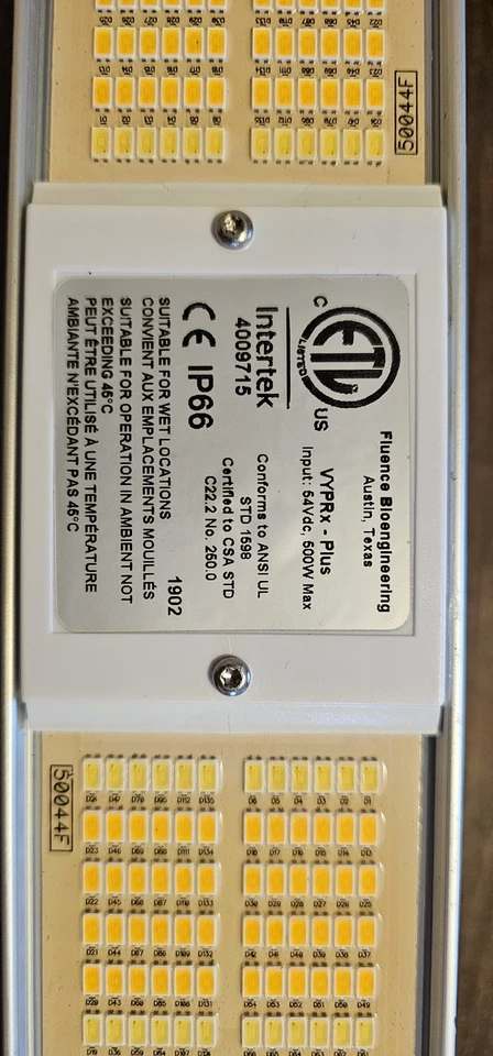 Fluence Bioengineering VYPRx-Plus 500W LED Grow Light – New Matching Ballast - Image 4 of 4