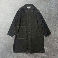 USED ISSEY MIYAKE IM PRODUCT DENIM COAT, 100 COTTON, STITCHING GOOD