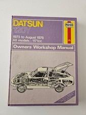HAYNES MANUAL - DATSUN 120Y - (1973-1978 AUG) - ALL MODELS - 1171CC