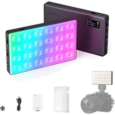 5000mAh Portable RGB Video Light Panel - 7W Power with 98 CRI for Photographers