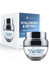 Clear Beauty Hyaluronic & Retinol Anti-Aging Wrinkle Eye Cream New Box 1.01 Floz