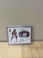 2016-17 Panini Flawless Justise Winslow Emerald Patch Auto /5 Miami Heat SSP