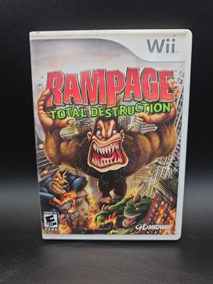 Rampage Total Destruction CIB W/ Manual - Wii