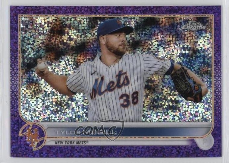 2022 Topps Chrome Purple Speckle Refractor 199/299 Tylor Megill #212 0q3