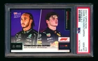 2021 TOPPS NOW FORMULA ONE F1 #78 LEWIS HAMILTON MAX VERSTAPPEN DUAL PSA 10 GEM!