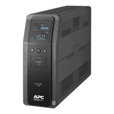 APC - Back-UPS Pro, 1500VA, Tower, 120V, 10 NEMA 5-15R outlets, LCD, 1 USB Ty...