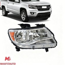 For 2015-2022 Chevrolet Chevy Colorado Headlight Halogen Chrome Right Side