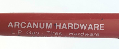 Vintage - Thermogas Arcanum Hardware Ohio Advertising Pen - B11A
