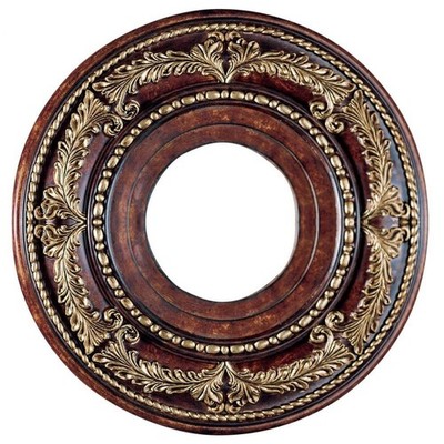 Ceiling Medallion in  Style - 12 Inches wide by 1 Inch high-Verona Bronze/Aged