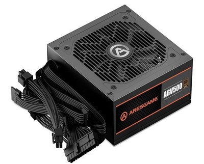ARESGAME AGV Series 500W Power Supply, 80 Plus Bronze Certified, Non Modular Pow