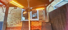 Heatlab electric patio heater garden 2000W three arms for umbrella