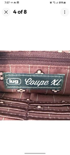 LUG Coupe XL Convertible Shoulder Crossbody Belt Bag in Wine Plum Purple - Bild 6 von 14