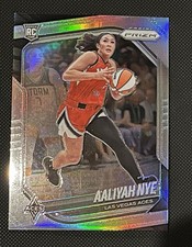 2025 Panini Prizm WNBA Aaliyah Nye #15 Silver Prizm LV Aces Rookie Card