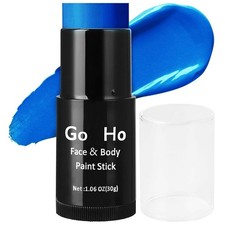 Go Ho Cream-Blendable Blue Face Paint Stick 1.06 Royal