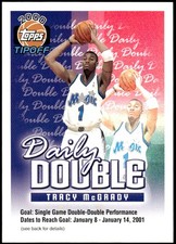 Tracy McGrady Daily Double 2000-01 Topps Tipoff November Orlando Magic NBA