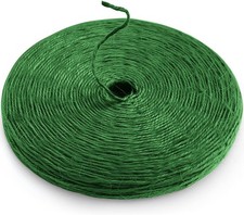 PerkHomy Garden Twine Strong Natural Jute 400 Feet 2mm x 400ft, Green  F 
