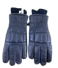Conroy Blue 100 Leather Insulated Made In Japan Gloves Men Size Medium