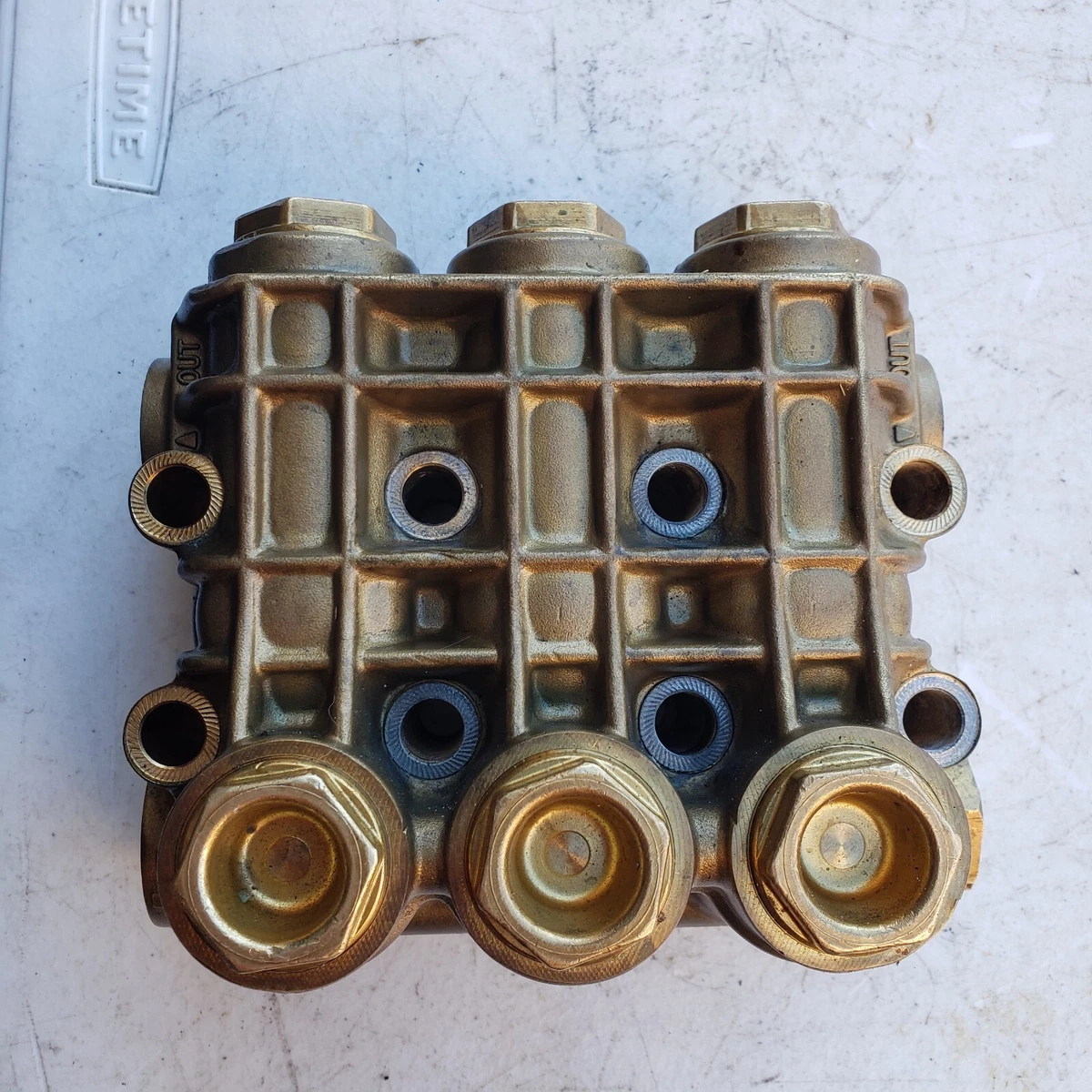 91940021 Brass Pressure Washer Pump Head 1941550 | eBay