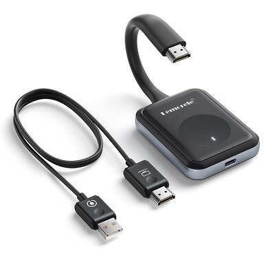 Lemorele Wireless Hdmi transmitter and receiver HD extender plug and play laptop